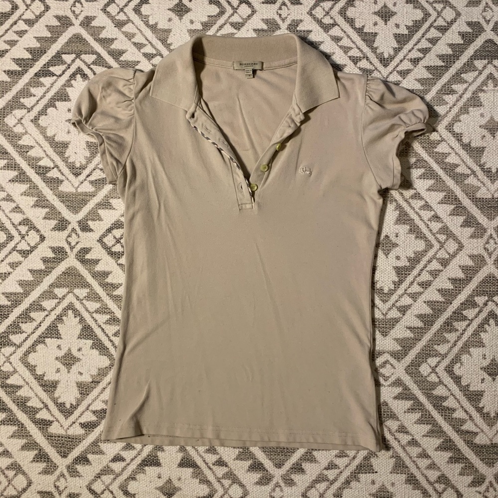 BURBERRY tan polo!